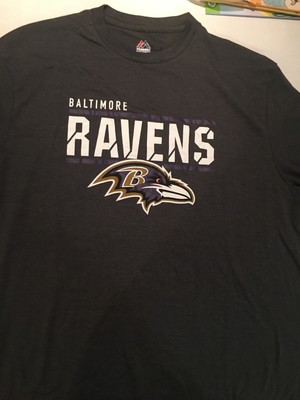 Baltimore Ravens NFL Men's Gray Short Sleeve T-Shirt Majestic to 2XL | eBay
