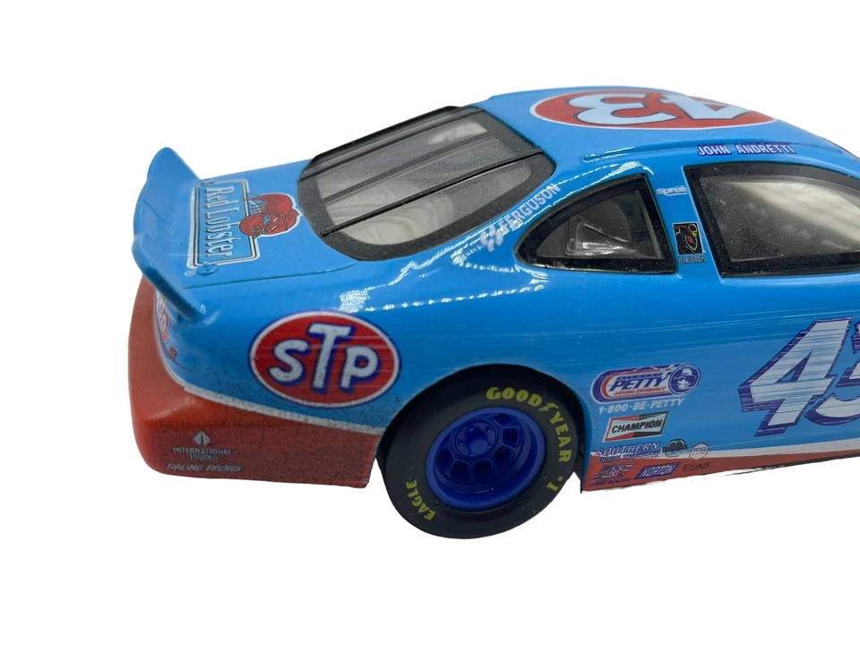 Metal Race Car John Andretti #43 Pontiac STP 1:24 Hot Wheels NASCAR Diecast - Image 3 of 4