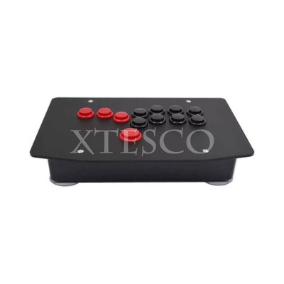 HAMGEEK HG-J500B Arcade Controller Fight Stick Game Controller Black Red Button