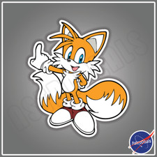 Sonic The Hedgehog Miles Tails Prower Retro Vinyl Decal Sticker Size:3"-12"