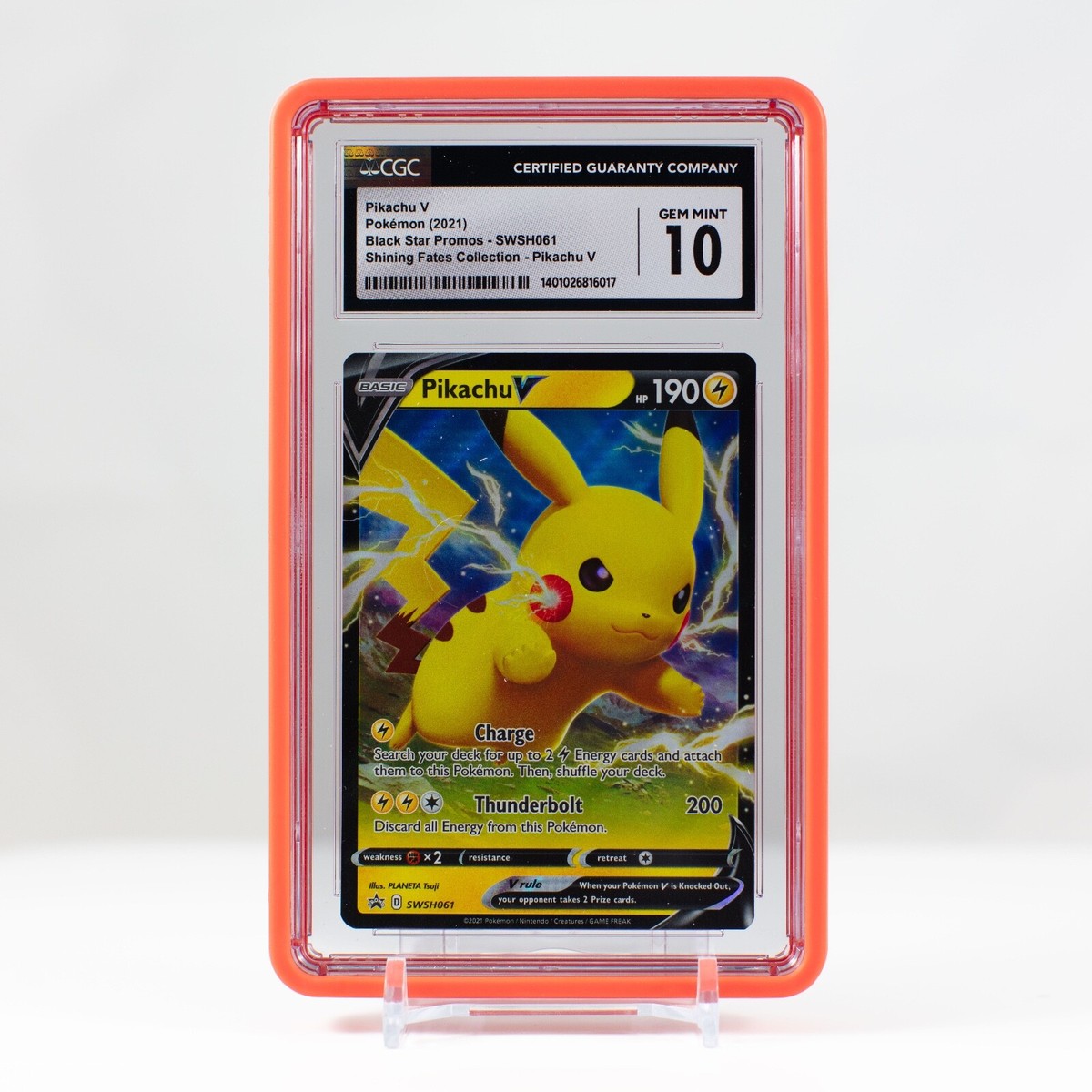 Pokémon Pikachu V SWSH061 Black Star Promo CGC 10 | eBay