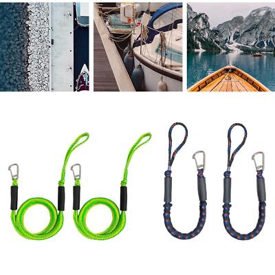4x Bungee Dock Lines 4ft für Boot Ponton Jet Ski Kajaks Anker Zur Befestigung