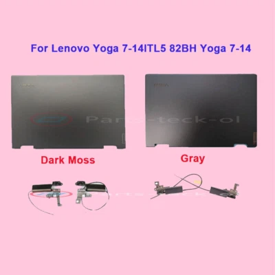 New LCD Back Cover For Lenovo Yoga 7-14ITL5 82BH 82LW Top Case Rear Lid