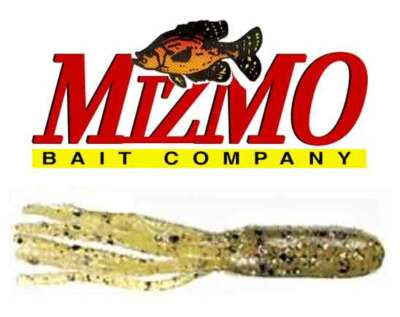 Mizmo Tubes Crappie Panfish 1.75 Inch Earth Tones 18410 Watermelon Red Wiggler