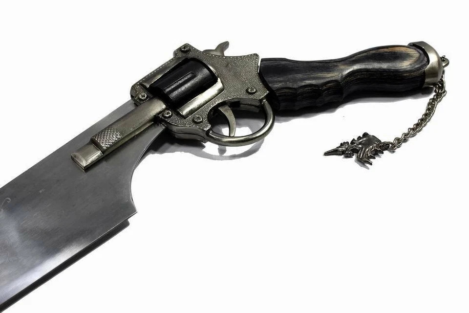 Espada revólver funcional Squall Gun lâmina fantasia final réplica espada - Imagem 2 de 3