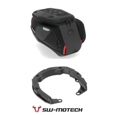 SW Motech City Pro Quick Lock Motorrad Tankrucksack & Ring - Yamaha MT07 Moto Cage
