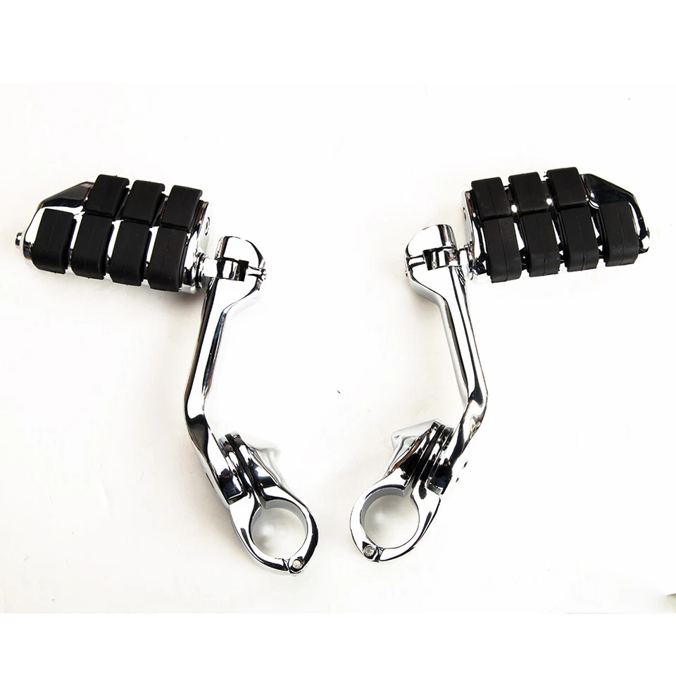 Clavijas de pie de 1-1/4" con abrazadera de boca para Honda Shadow Ace Spirit Aero VT 750 1100 Foto 4 de 4