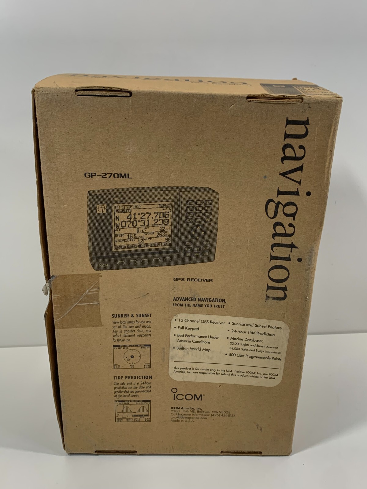 GP270ML Navigation GPS Receiver Marine Radar eBay