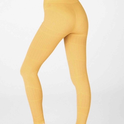 Fabletics yellow high waisted seamless 