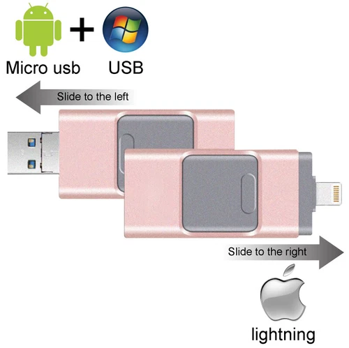 4in1 USB 3.0 Memory Stick Flash Drive for iPhone/Android OTG Pendrive Type C US - Picture 3 of 13