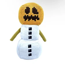 Minecraft Big Plush Toy Snow Man Pumpkin Body Golem 8 Inches Minecraft Snowman
