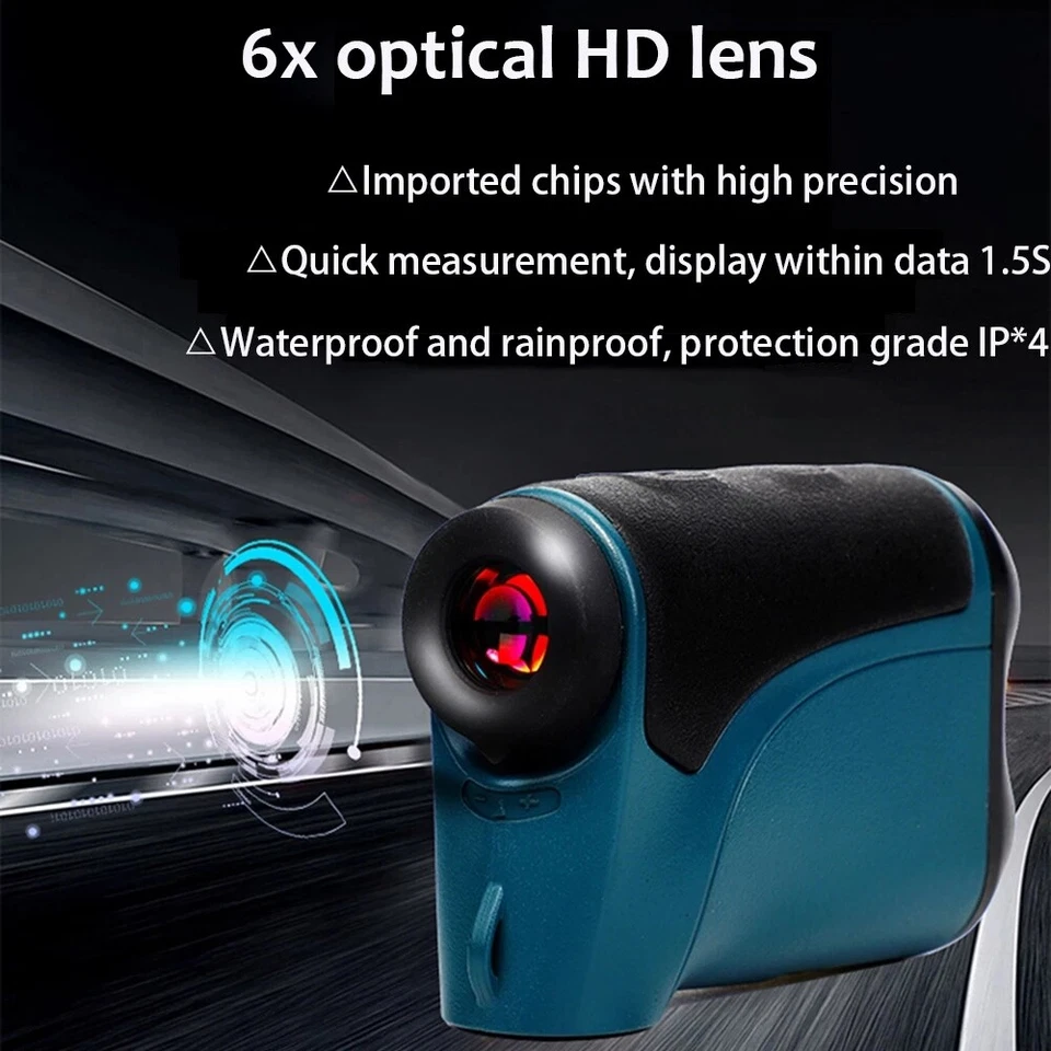 Waterproof 6x Laser Rangefinder New Range Finder Tour Hunting Trajectory Good - Image 3 of 4