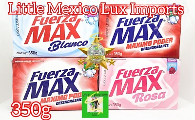 FUERZA MAX MAXIMO PODER DESENGRASANTE JABÓN DE LAVANDERÍA EN BARRA 350G 4 PACK! 