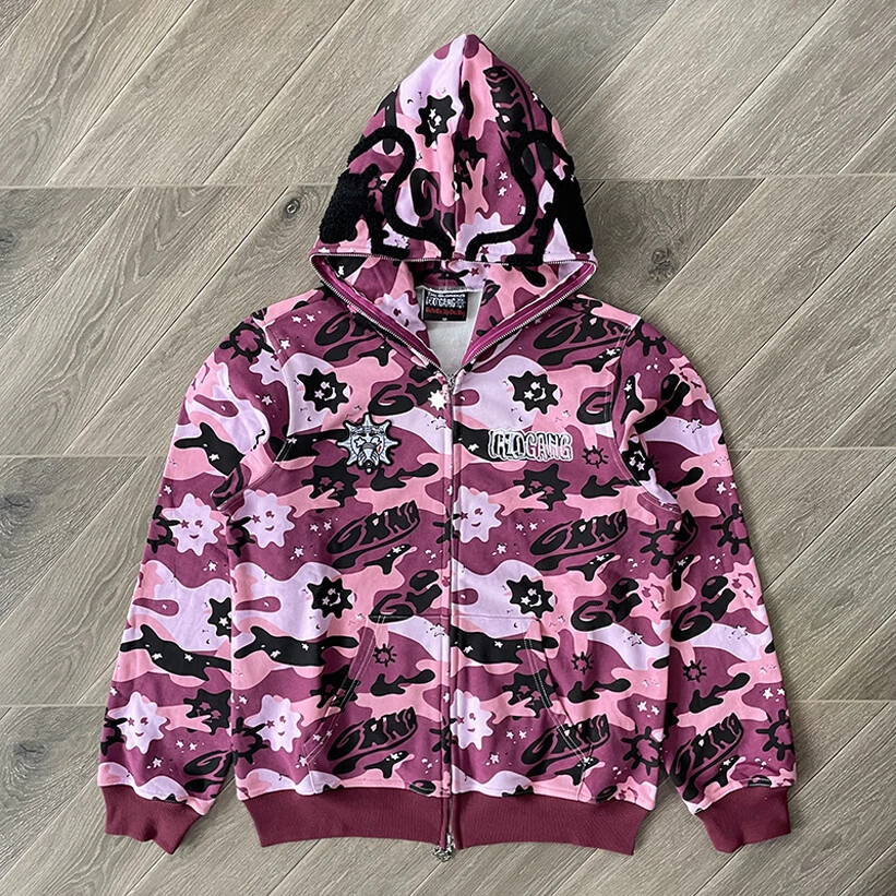 ◆GLOGANG◆Glo Gang Baby Camo フーディー 2 color 送料込 ◇GLOGANG◇Glo Gang Baby Camo フーディー 2 color 送料込