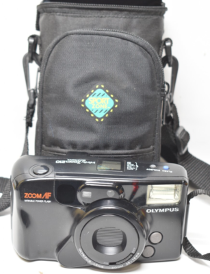 Olympus 35mm Film Camera Infinity Zoom 210 AF Variable Power Flash