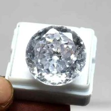 Zircon White Color Round Cut Size 47-48 Ct Natural Huge Cambodian Loose Gemstone