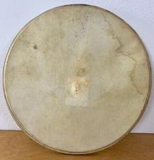 20-in. 40s 50s Vtg CALFSKIN HEAD Bass Drum Drumhead Calf Skin Swing Era No Holes