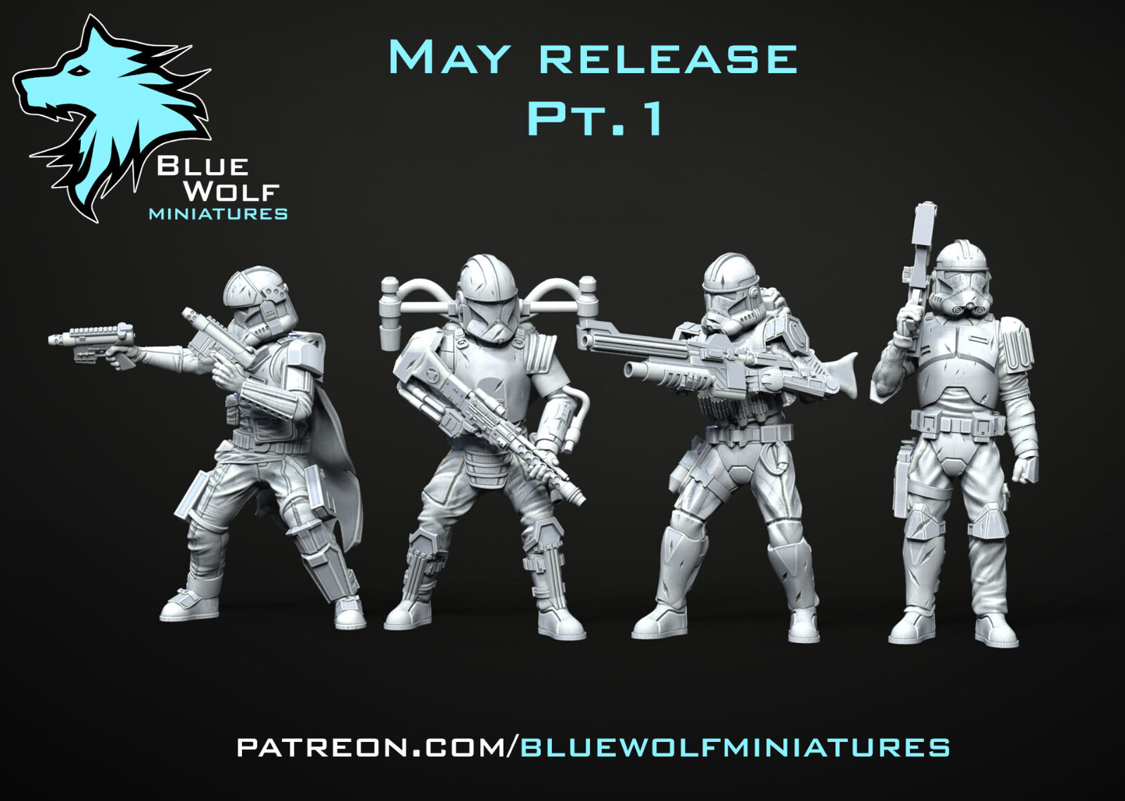 Clone Remnant Troopers Star Wars Legion 3D Printed Resin BlueWolf clone-remnant-troopers-star-wars-legion-3d-printed-resin-bluewolf