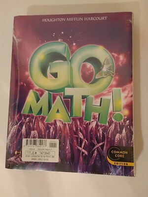 Go Math Grade 3 Bundle Houghton Mifflin Harcourt Common Core Edition ...