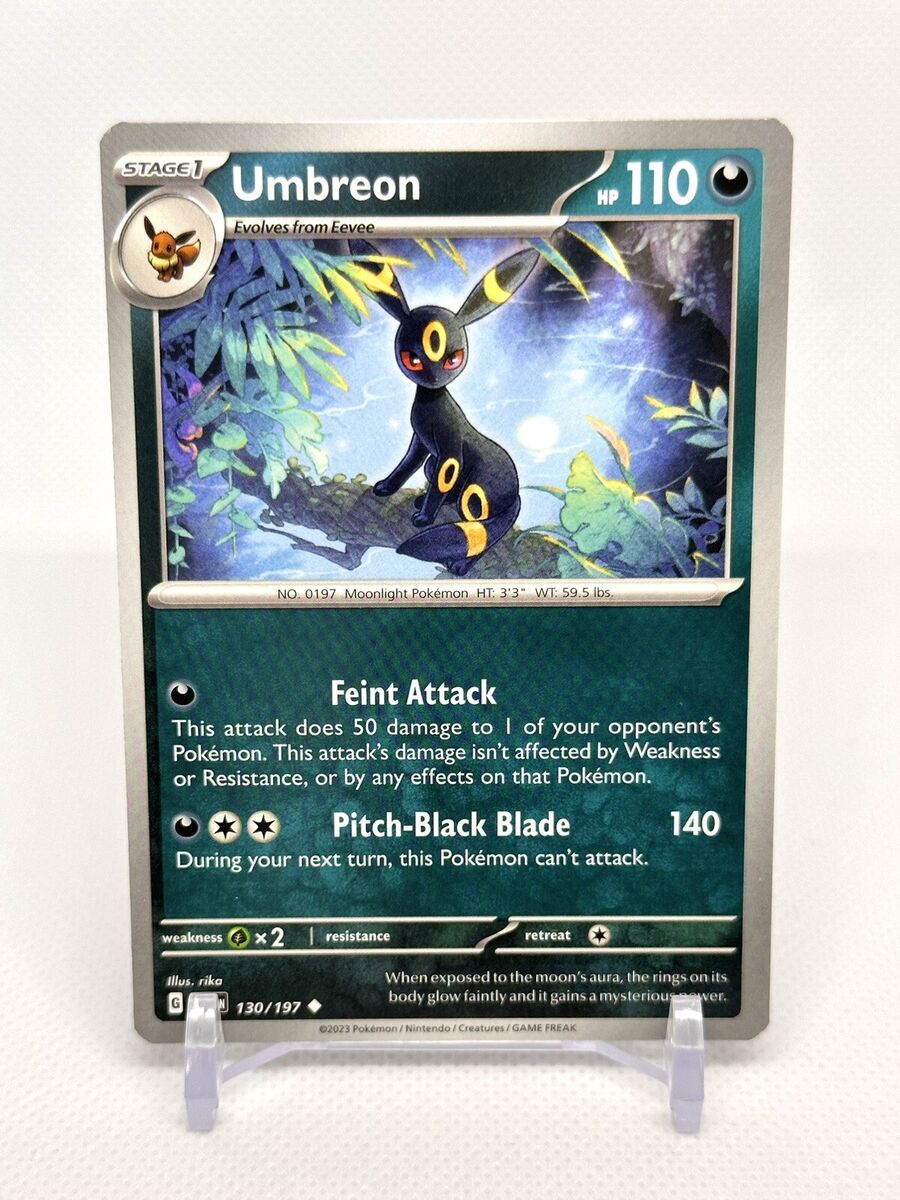  Umbreon Espeon Eevee - Obsidian Flames - Pokemon Evolution 3  Card Lot - 086/197-130/197 : Toys & Games