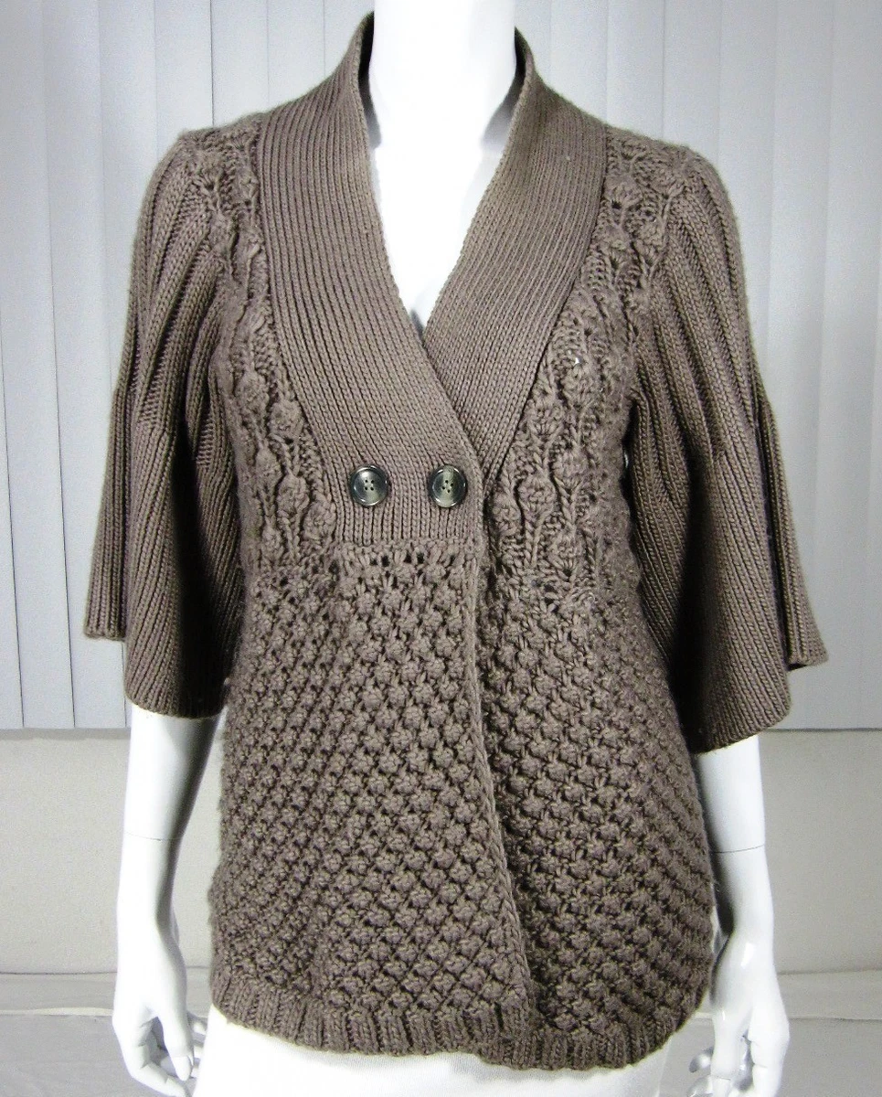 Half sleeve shop cardigan sweater