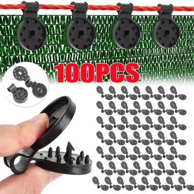 100 PCS Upgrade Shade Cloth Heavy Duty Lock Grip - Shade Cloth Plastic Clips
