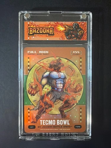 Full Moon Warren Moon Tecmo Bowl Bo Jackson Battle Arena Orange 155 Fire O37