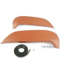 1962 Impala Bel Air Biscayne Rear Fender Skirts With Clips Sealing Strips
