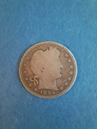 1893 US Barber Quarter