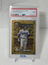 Topps Chrome Shohei Ohtani PSA9 Gold 99 Baseball Card Limited Edition