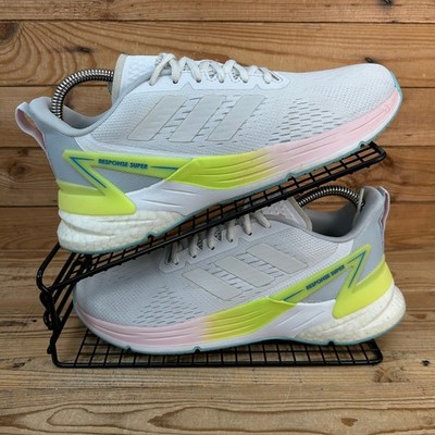 Adidas Turnschuhe Damen Größe UK 6,5 Response Super 5.0 Weiß Boost Laufschuhe