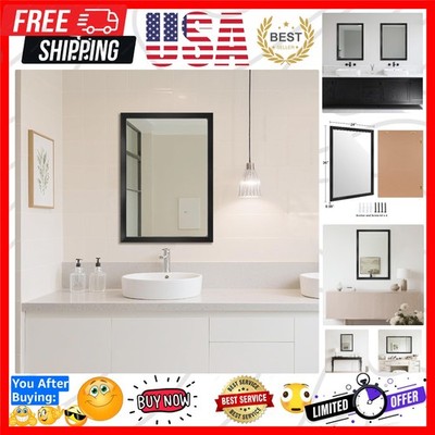 Rectangular Wall Mirror 24''x36'' for Bathroom, Bedroom, Entryway, Living Room,...