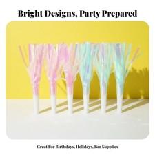 Luftschlangenpfeife Ausroll-Effekt Partytröte Ausrollbar für Kinder,