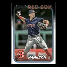 David Hamilton Rookie #202 2024 Topps Boston Red Sox Baseball Card MLB. rookie card picture