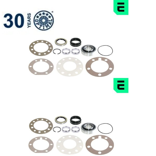 2X Radlagersatz Optimal 982956 2 Radlager Satz Links Rechts Hinterachse-image