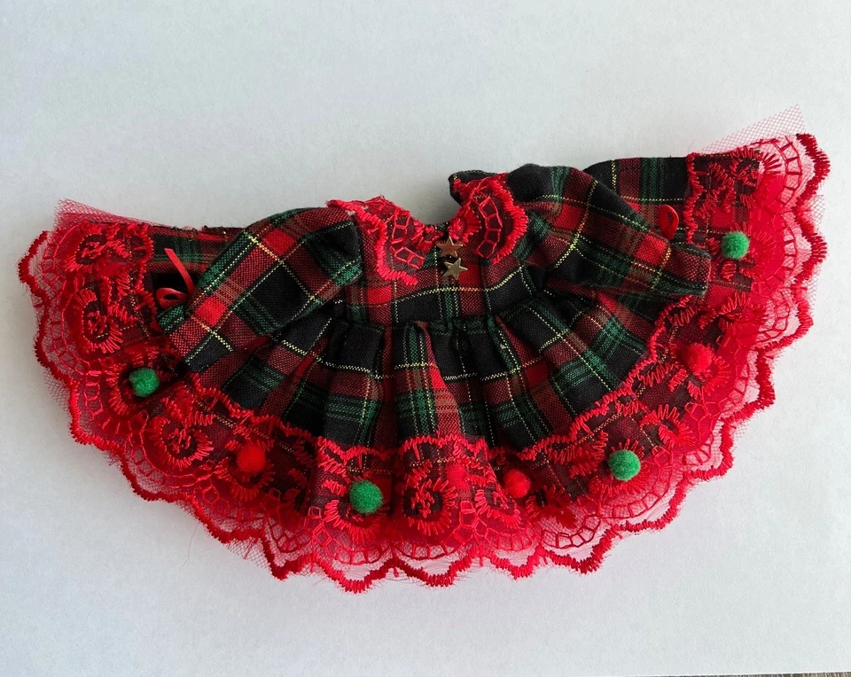 Vestido de Natal (apenas) para 8" Heartstring/Pequeno charmoso, mini boneca Paola Reina - Imagem 2 de 4