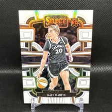 Kate Martin 2024 Panini Select WNBA Concourse RC White Prizm 46/99