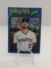 2026 Topps Heritage - Jared Jones #141 Chrome Light Blue Sparkle Refractor