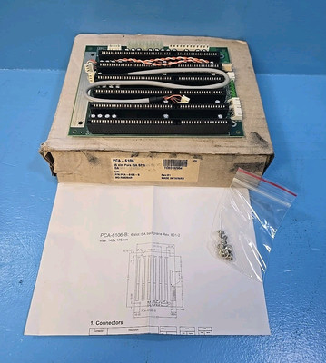 ADVANTECH PCA-6106 REV. B1 06 Slot Pure ISA BP Module 