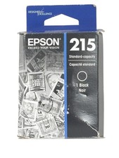 Epson 215 Genuine Black Ink Cartridge New Factory Sealed 5/2024 Expiration Date