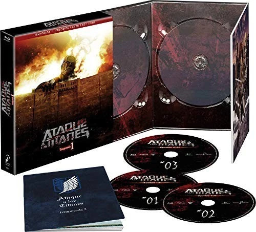 Ataque A Los Titanes Temporada 1 Episodios 1 A 25 Blu-Ray Edición Coleccionista 