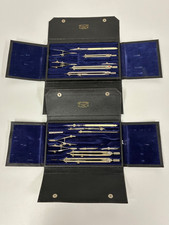 2 X VINTAGE TECHNICAL DRAWING EQUIPMENT SETS INCOMPLETE STANLEY ARCHITECT