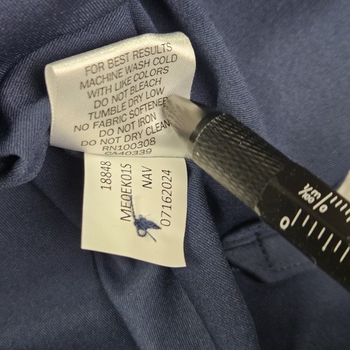 Polo Peter Millar uomo XXL estiva comoda performance elasticizzata blu navy - Foto 6 di 8
