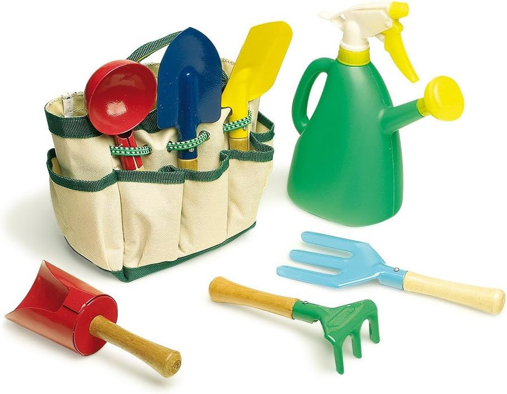 Regalo Bambini: Set Giardinaggio 1710 con Borsa e Attrezzi Reali