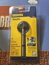 IRWIN Marples Forstner Bit 1" x 3-1/2", 1966900, 3/8" shank Steel (Wood) NIP