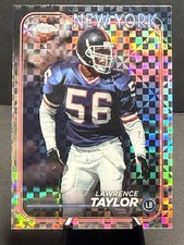 2024 Topps Chrome Lawrence Taylor X-FRACTOR 🔥💎🔥 Giants NFL Legend