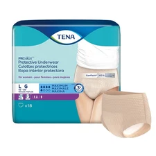 TENA Disposable Underwear Female Large Maximum 18 Ct
