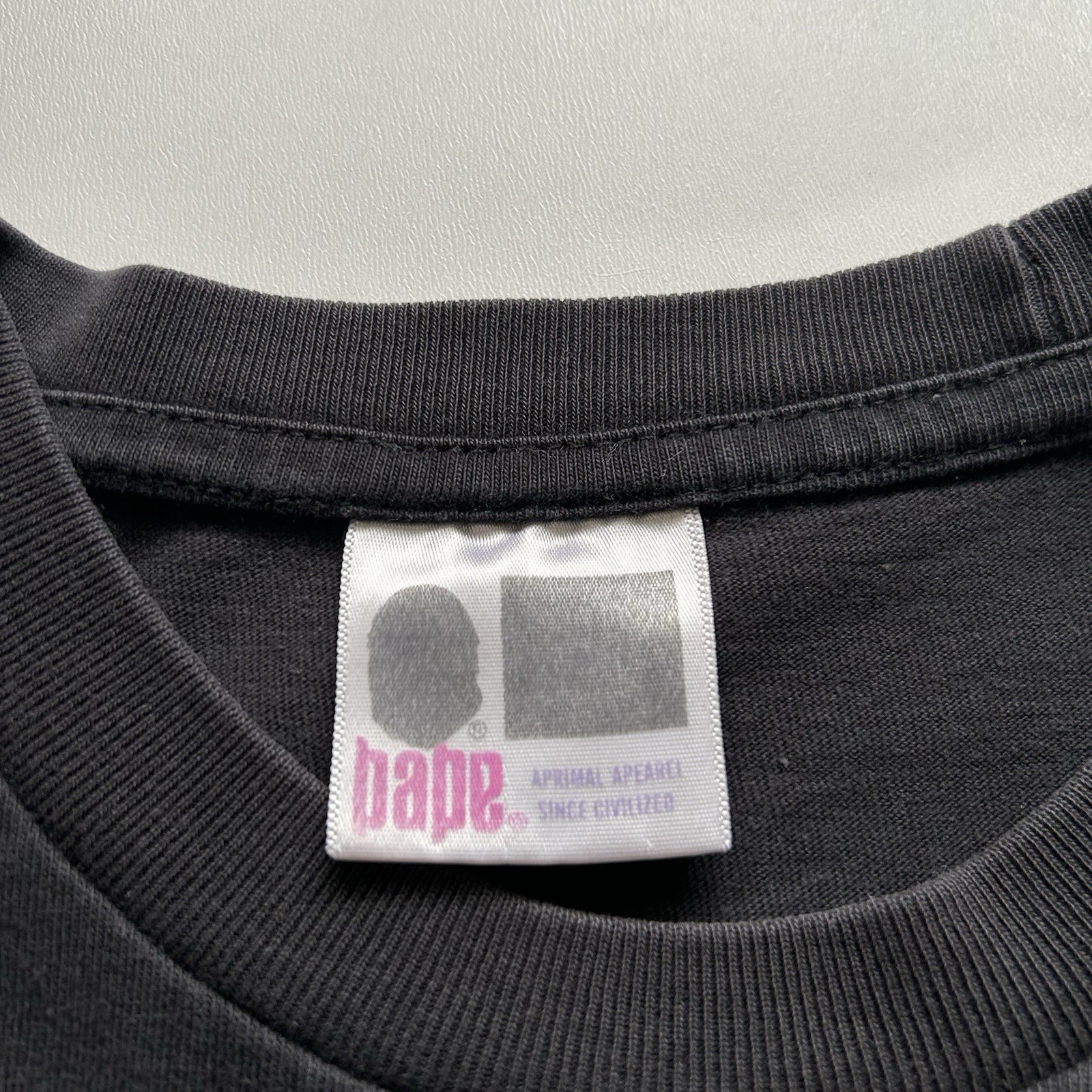 A Bathing Ape Bape Kaws T-Shirt Size Large Faded Black Vintage Y2K Short Sleeve thumbnail 10