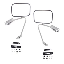Mirror Set For 1980-96 Ford F-150 1980-97 F-250 F-350 Manual Folding Left Right