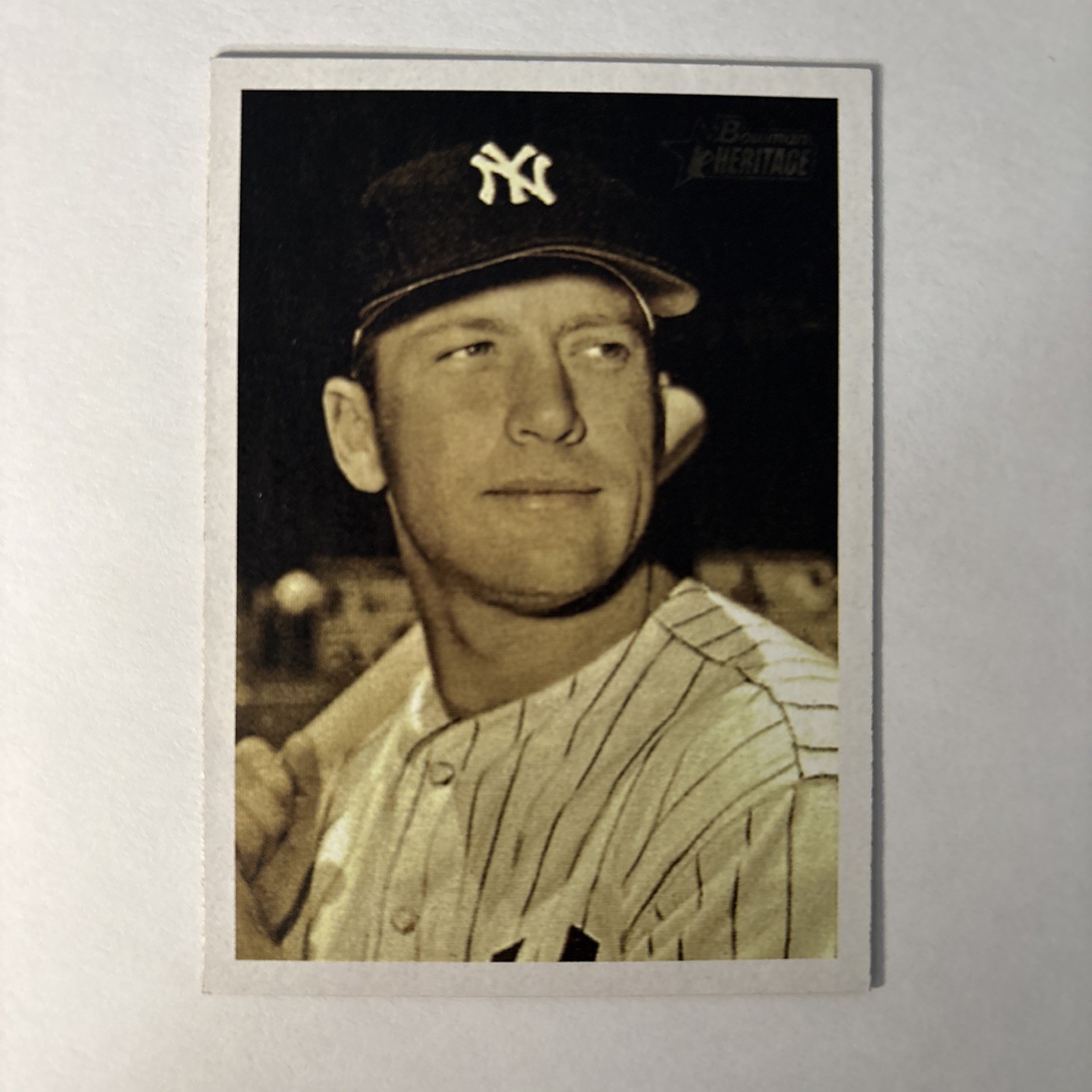 2007 BOWMAN HERITAGE Mickey Mantle #7
